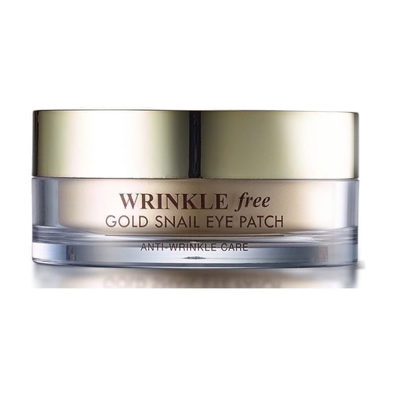 Gold & Snail Eye Patches for Puffy Eyes & Dark Circles – Hydrating Under Eye Masks, 60 Sheets