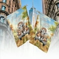 thumbnail image 4 of Hello Fall Autumn Wreath Shih Tzu Pumpkins Pickup Truck House Flag 28x40in Double Sided Lion Dog Lover Gifts Outdoor Decor - 13011, 4 of 5