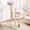 Pink, variant on Modern Cat Tree Tower with Scratching Post, 50.4 Inches Pastel Tall Cat Towers with Capsule, Aesthetic Floral Cat Tower with Toy and Bubble Plush Soft Flower Bed for Indoor Cats