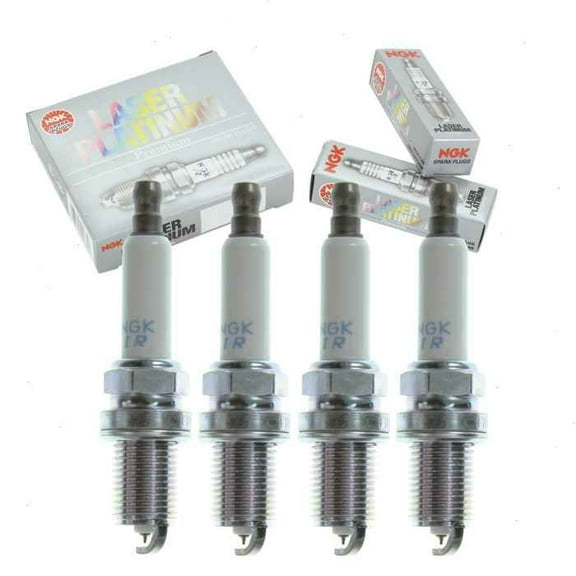4 pc NGK Laser Platinum Spark Plugs compatible with Chevrolet Sonic 1.8L L4 2012-2018