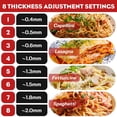 thumbnail image 4 of 3-in-1 Stainless Steel Pasta Maker Attachment for KitchenAid Stand Mixer - Include Pasta Roller, Spaghetti Cutter & Fettuccine Cutter by TOCOKEID, 4 of 8