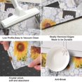 thumbnail image 3 of White Gray Photo Frame Daisy Sunflower Pattern Kitchen Rug Mat,Kitchen Runner Rugs Non Skid Washable,Decorative Kitchen Floor Mats for Kitchen,Sink,Laundry,17"X47", 3 of 5