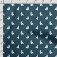 thumbnail image 3 of Soimoi Llama Alpaca Print, Poly Taffeta Fabric, Decor Sewing Fabric by The Yard 56 Inch Wide, Decorative Fabric for Outdoor Upholstery, Umbrellas and Home Accents, Teal Blue, 3 of 5