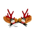 thumbnail image 6 of Dserhfy 1 Pair Christmas Reindeer Antler Hair Clip Cute Elk Santa Claus Hairpin for Women Girls Children Princess Hair Accessories, 6 of 8