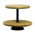 thumbnail image 3 of Soporte de madera para tartas, expositor de postres, expositor de alimentos, plato para tartas y cupcakes Doble capa de 25 cm, 3 of 9