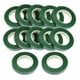 thumbnail image 1 of 12 rollos de cinta floral verde de 0,43 pulgadas y 22 yardas para envolver tallos de ramo, adhesiva, impermeable y flexible (verde oscuro), 1 of 5