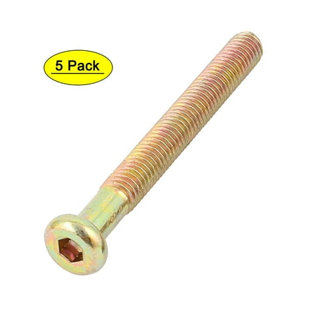 

Uxcell M8 x 70mm Threaded 1.25mm Pitch Hex Socket Head Cap Screws Bolts (5-pack)