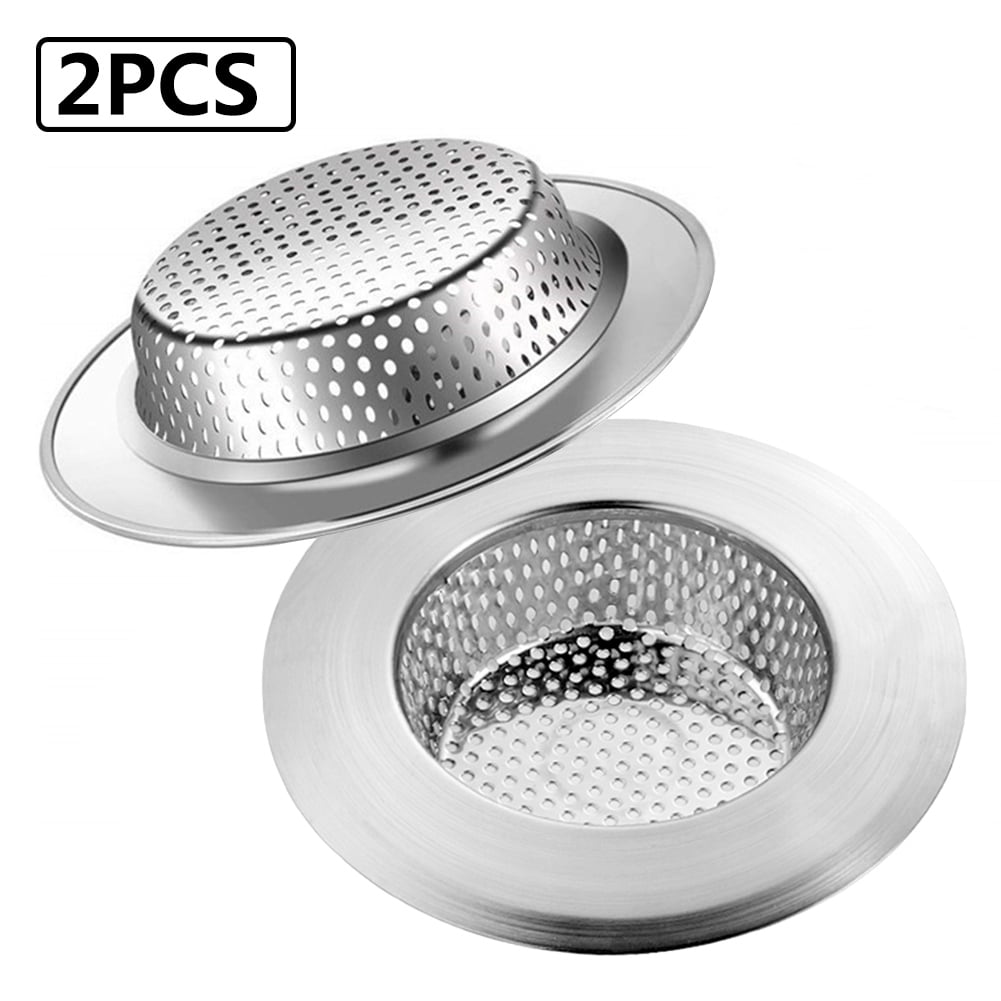 Vegetable Leaf Drain,Sewer Protector,for Kitchen and Bathroom Residue Filtering Sharksfin Kitchen Sink Strainer,Stainless Steel Sink Drain Filter,Stainless Steel Drain Sink Strainer Set