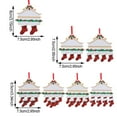 thumbnail image 3 of Creative Gift Party Decoration Home Decor Christmas Stockings Pendant Christmas Tree Ornament Family Ornament Christmas Boots 6 SOCKS, 3 of 8