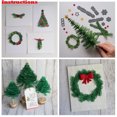thumbnail image 3 of Christmas Die Cuts, Precise and Clear Patterns Snowflake and Pine Leaf Shapes Metal Template Molds High Hardness  for Scrapbooking, 3 of 7
