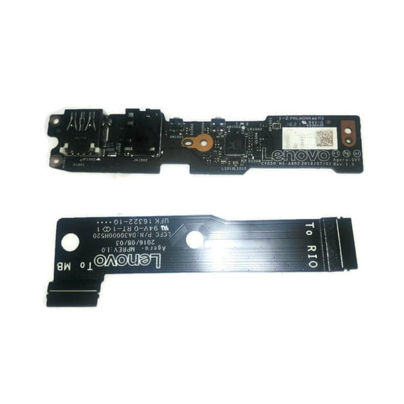 New Genuine Lenovo Yoga 910-13IKB USB Audio Power Board With Cable 5C50M35023