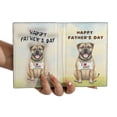 thumbnail image 3 of Cute Bullmastiff Loves Dad Happy Father's Day Travel Passport Wallet Dog Lover PU Leather Passport Holder Cover - 12008, 3 of 5
