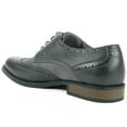 thumbnail image 5 of Alpine Swiss Zurich Mens Wing Tip Dress Shoes Two Tone Brogue Lace Up Oxfords, 5 of 7