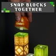 thumbnail image 3 of Minecraft Building Block Desk Lamp Diy Stitching Table Lamp Toys Usb Night Light Gifts, 3 of 4