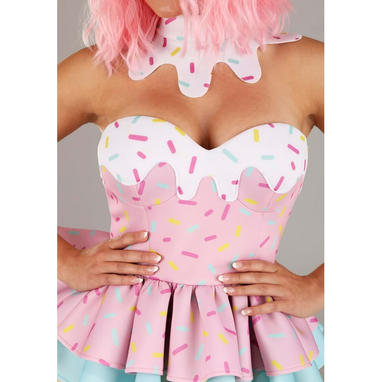 ice cream dress for fancy dress Women's Sweet Treat Ice Cream Costume
