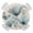 Turquoise Beige, variant on Grey Ombre Marble Round Fitted Tablecloth with Elastic Edge, Waterproof Table Cloth Table Cover for 45"-54" Tables, Golden Gray Marble Crack Abstract Art Tablecloths for Dining Picnic Indoor Outdoor