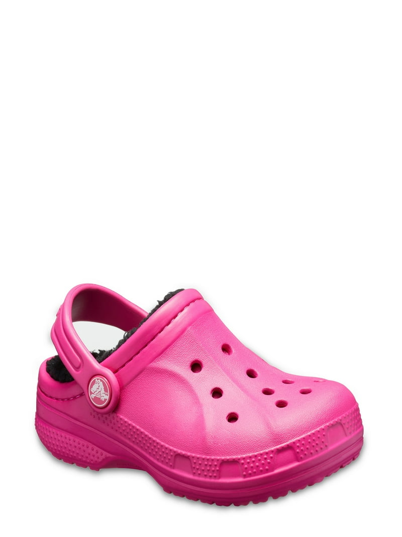 Crocs Kids Faux Fur Ralen Lined Clog (Toddler/Little Kid) Pink C6/7 - Walmart.com
