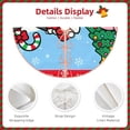 thumbnail image 6 of Lsque Sanrio Print Christmas Tree Skirt with Ties and Velcro,Xmas Holiday Decorations, Adjustable Tree Skirt-30", 6 of 6