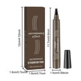thumbnail image 2 of Produits de Beauté pour Femmes Crayon à Sourcils 1 Pce Imperméable Microblading Crayon à Sourcils Contouring Stylo à Sourcils Précis 4 Pointes Crayon à Sourcils Microblading Crée Naturel 2ML, 2 of 3