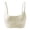 White, variant on Sports Bra Shockproof Sagging Running Gathered Yoga Sling Without Steel Ring Back Fitness Support, L, Black