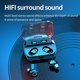 thumbnail image 3 of Auriculares inalámbricos verdaderos Bluetooth Compatible con Bluetooth V5.1 Auriculares LED Control Táctil Aparejo automático Llamar auriculares con micrófono Inevent EL005696-00B, 3 of 7