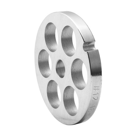 COOLHOOD Stainless Steel Meat Grinder Mincer Plate Disc Replacement for Type12 Manual Meat Grinder Mincer Accessory