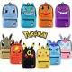 thumbnail image 2 of Pokemon Pikachu mochila de nailon Squirtle Eevee Bulbasaur estudiantes bolso de hombro de gran capacidad impermeable dibujos animados regalos de moda hola suerte  unisex, 2 of 2