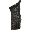 thumbnail image 1 of Jump Apparel Vestido de un hombro con correa para mujer, Metálico, 1/2, 1 of 1