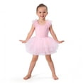 thumbnail image 6 of EnJoCho Ballet Leotards for Girls - Toddler 𝖥lutter Wing Sleeve Tutu Skirted Ballerina Dance Dress Princess Tiere𝖽 Toddler Dress, 6 of 9