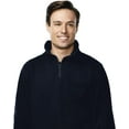 thumbnail image 4 of Tri Moutnain Men's 1/4 Zip Pullover Suede Fleece Sweatshirt Seam pockets 2X 3X 4X, 4 of 5