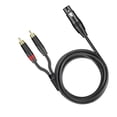 thumbnail image 3 of Cable XLR Hugo Micrófono Conectores Chapados en Oro 2M, 3 of 6