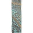 thumbnail image 1 of Oriental Weavers Sedona 2'3" x 7'6" Machine Woven Runner Rug in Blue, 1 of 2