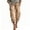 *Khaki, variant on ClodeEU Women's High Waist Drawstring Capri Shorts,Casual Baggy Knee Length Shorts with Pockets Army Green,Women's Plus L