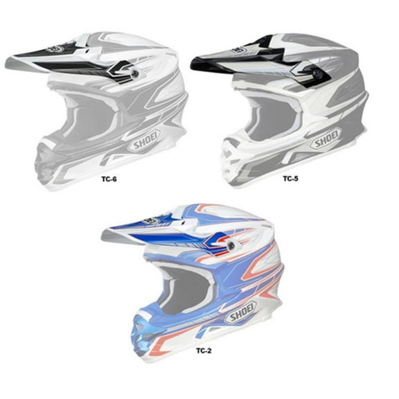 SHOEI Peak for VFX-W Helmet Dash Glossy Black, White One Size Fits All #236110
