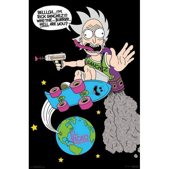 Rick And Morty - Greetings Wall Poster, 22.375" x 34"