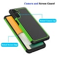 thumbnail image 4 of Takfox For Samsung Galaxy A13(5G)Phone Case Heavy Duty Shockproof Rugged Cover Hard Plastic & Soft Silicone Dual Layer Protective Bumper Phone Case for Galaxy A13(5G),Green, 4 of 7