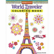 Design Originals World Traveler Adult Coloring Book