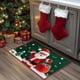 thumbnail image 5 of Decoraciones de Navidad para el Hogar Alfombra de Navidad Cristal Peluche Uso de Cocina Del Hogar Baño Impermeable Alfombra de Pie Decoración Del Hogar Alfombras de Cocina para el Piso, 5 of 6