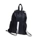 thumbnail image 5 of Mochila con cordón y compartimento para zapatos, bolso de viaje sencillo, mochila informal para el día a día. Negro, 5 of 9