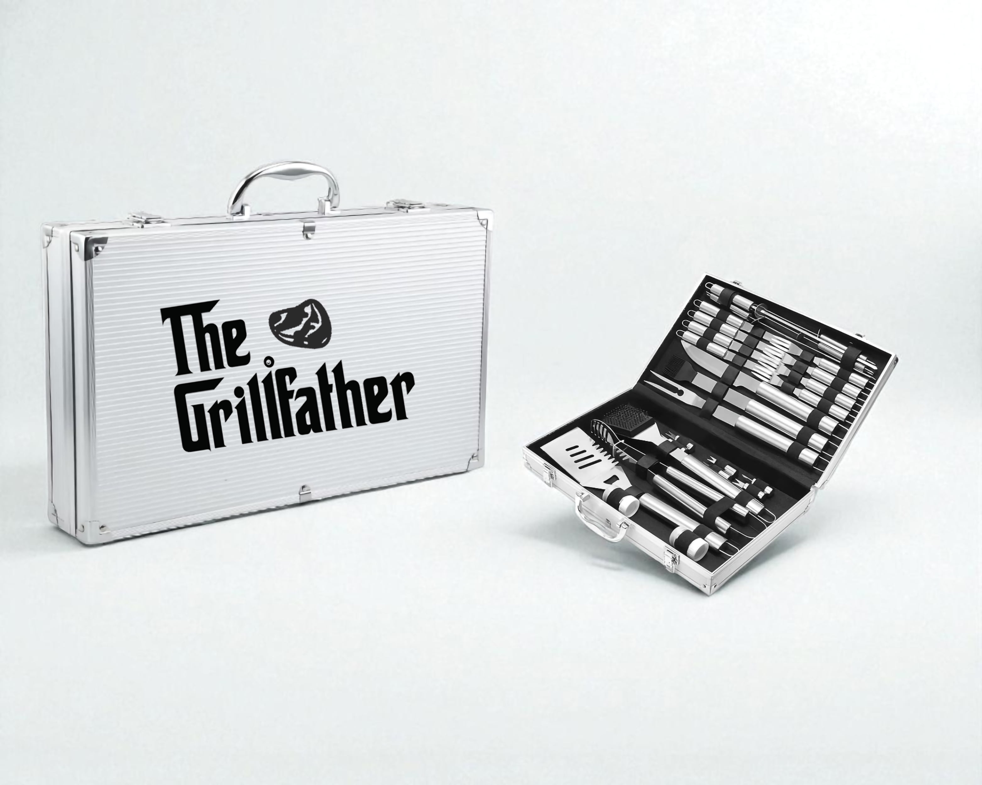 Cuisinart Deluxe Grill Tool Set, 20-Piece Grill Set, BBQ