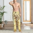 thumbnail image 5 of Vsdgher Bunch of Grapes Print Mens Pajama Pants Sleep & Lounge Pants, PJ Bottoms With elastic waistb and Pockets, 5 of 5
