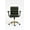 Green, variant on DELMANGO Faux Leather Home Office Desk Chair with Padded Seat & Armrests, Gold Base Vanity Swivel Chair with Adjustable Height and Wheels, Green