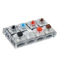 thumbnail image 1 of Keycap Base acrílica extraíble Probador de interruptor de llave DIY para Box para piezas de repuesto , Keycap transparente para 8 llaves perfke Probador de interruptores de llave, 1 of 4