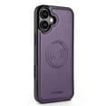 thumbnail image 5 of For iPhone 7 / 8 / SE 2022 & 2020 Case with 2 in 1 Detachable Magnetic Wallet RFlD Blocking Card Slots Pocket, Compatible MagSafe, Back Flip Kickstand Premium PU Leather Wireless Charging Case,Purple, 5 of 8