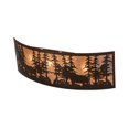 thumbnail image 4 of Meyda Tiffany 165993 Tall Pines 4 Light 13" Tall Wall Sconce - Cafe Noir, 4 of 5