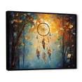 thumbnail image 2 of Designart Attrape-Rêves Décoration Murale Encadrée, Attrape-Rêves art Mural Encadré, Attrape-Rêves Bleu Chuchotements Expressionnistes, art Mural Encadré Noir Traditionnel Bleu, Cadre Noir 44x34 Pouces, 2 of 5