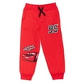 thumbnail image 3 of Disney Pixar Cars Lightning McQueen Toddler Boys Fleece 2 Pack Jogger Pants Toddler to Big Kid, 3 of 5