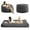Corduroy-Light Grey, variant on BALUS Convertible 2-in-1 Bean Bag Chair & Bed with Removable Velvet Covers, Memory Foam Giant Bean Bag for Apartment, Pink