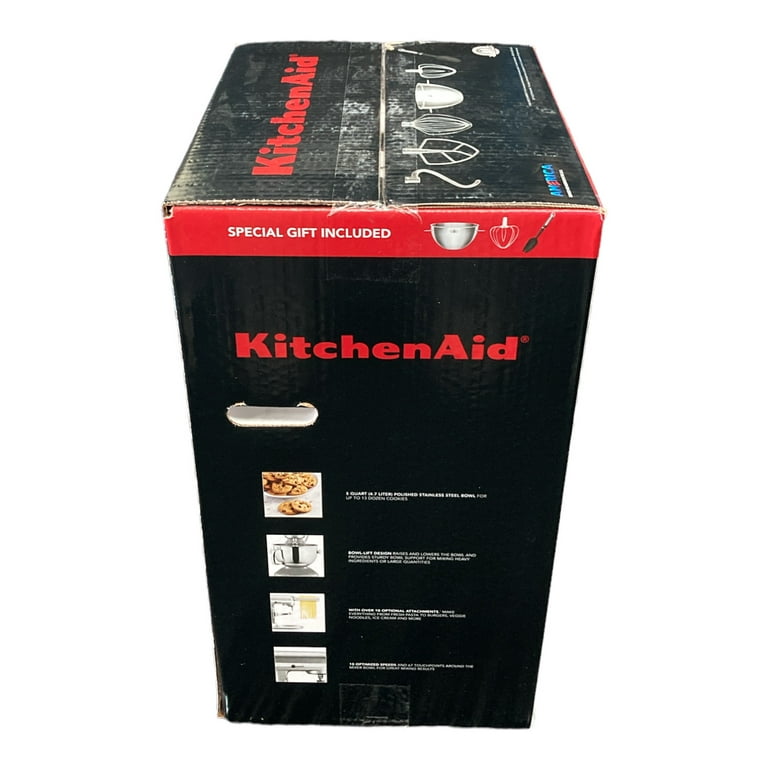 KitchenAid KV25GOXER Professional 5 Plus Series 5 Quart Stand Mixer, Empire  Red