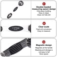 thumbnail image 4 of Handheld Measuring Spoons Dry Cake Stainless Steel Set Bakery Chef Cookware Kids Adults Kitchen Oil Tool Accessories 9 Pieces, Black, 4 of 7